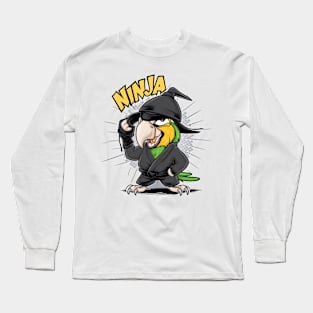 Ninja parrot Long Sleeve T-Shirt